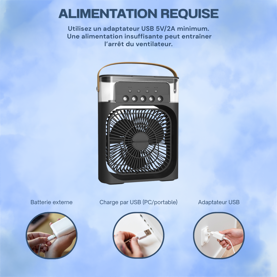 Ventilateur 3 en 1